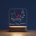 Personalized Couples Night Light