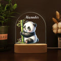 Personalized Panda Night Light