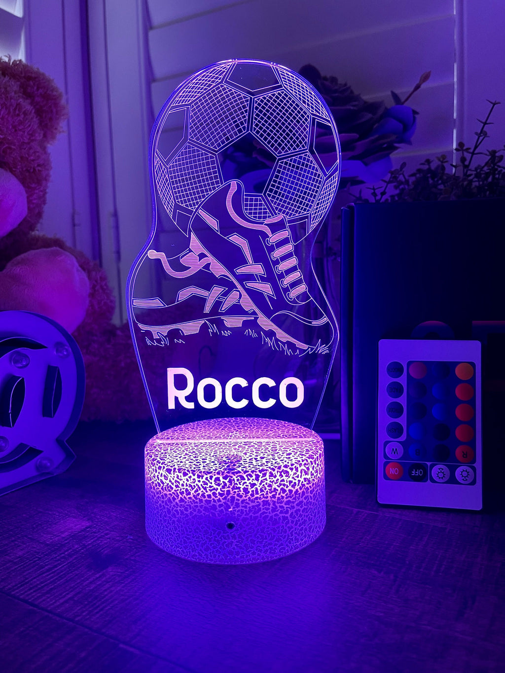 Personalized Football Night Light