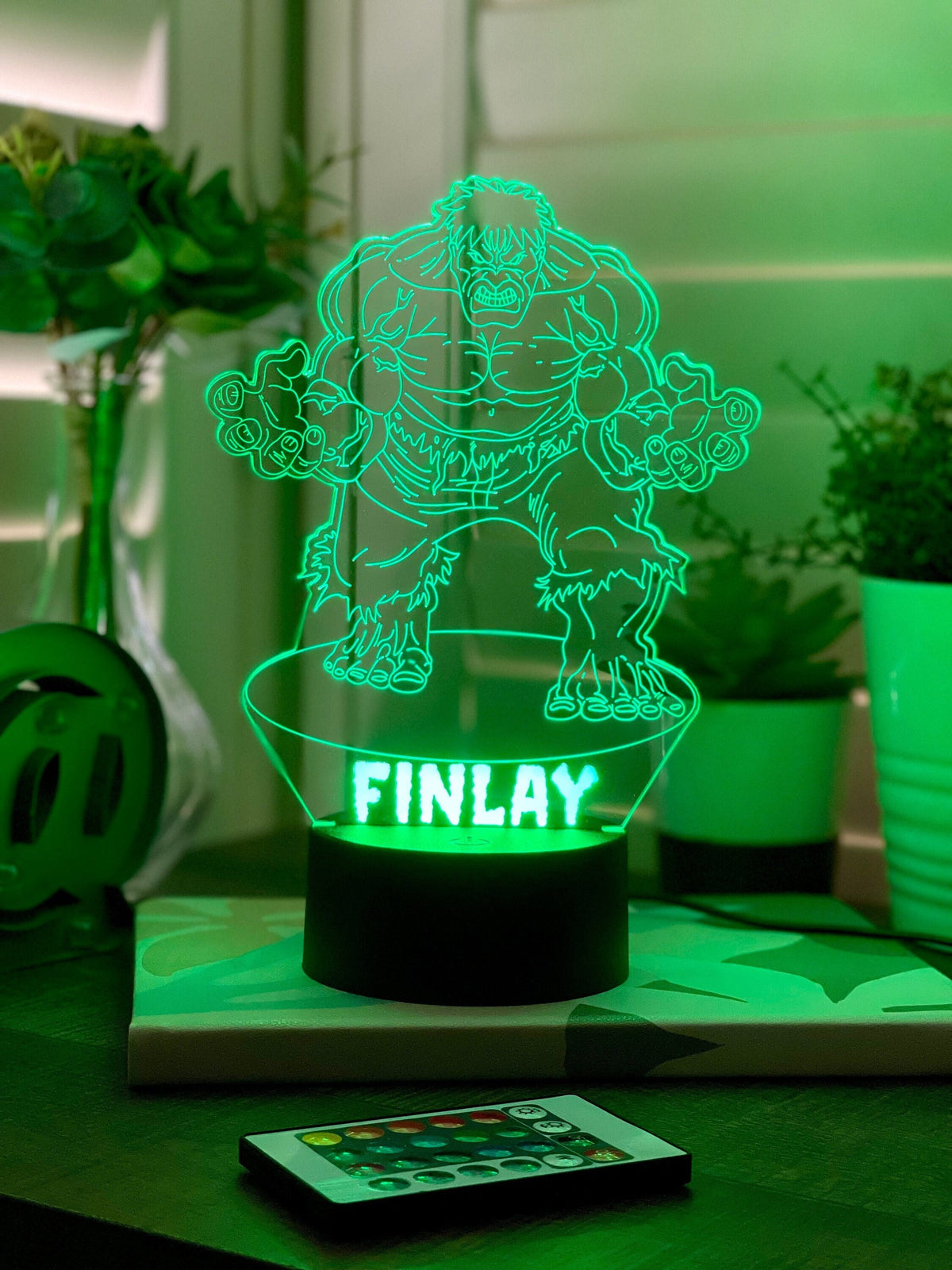 Personalized Hulk Night Light