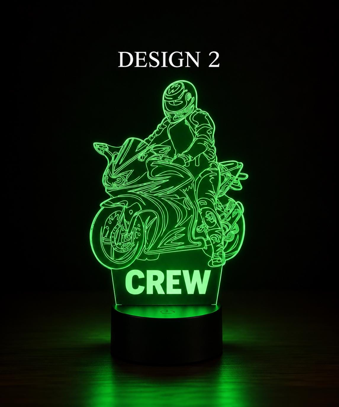 Personalized Speedy Bike LED Night Light