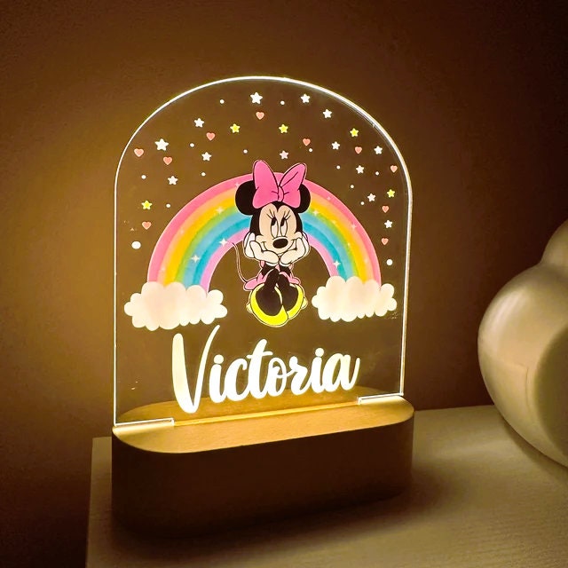 Personalized Minnie Mouse Night Light