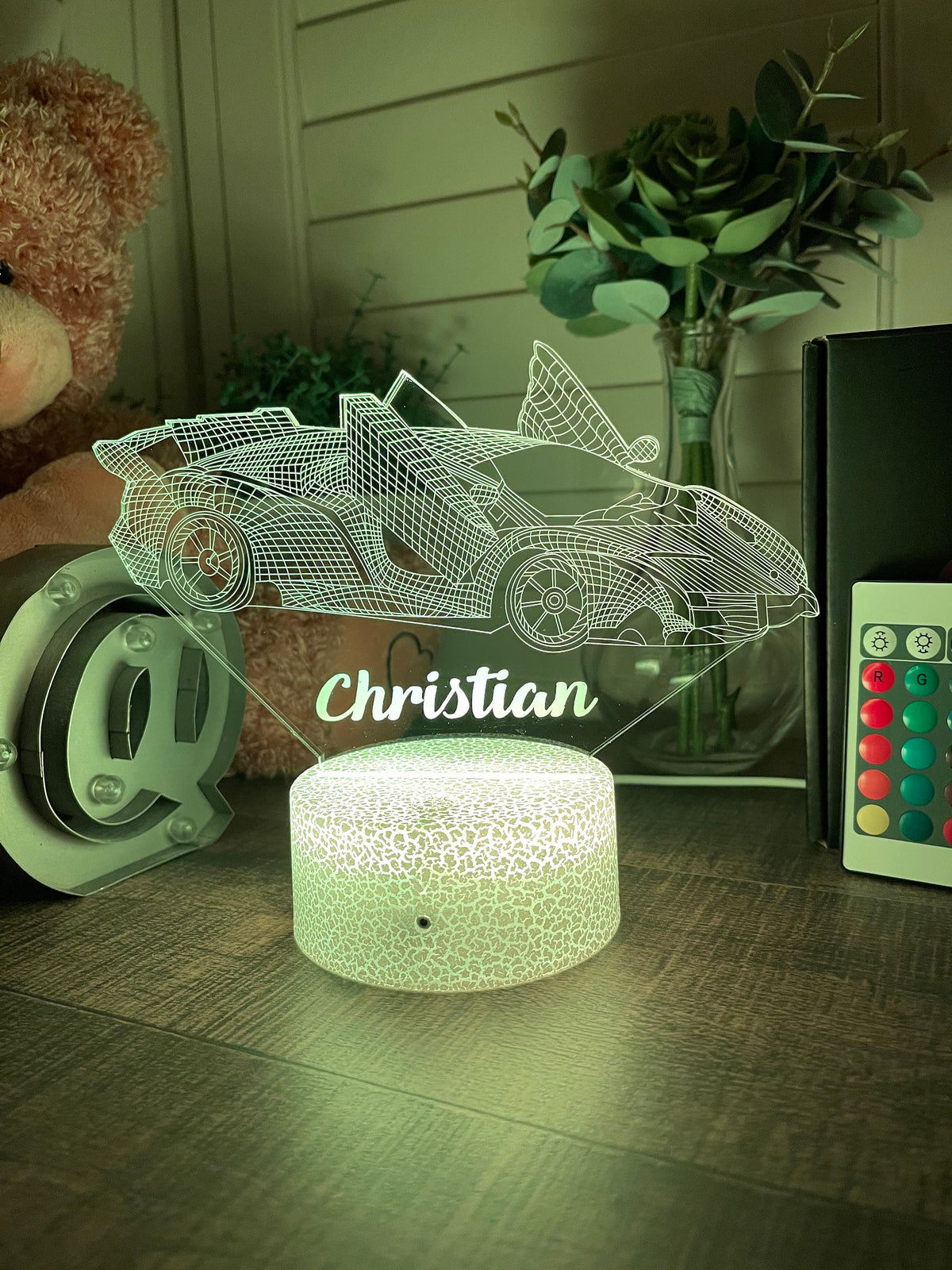 Personalised Lamborghini Night Light