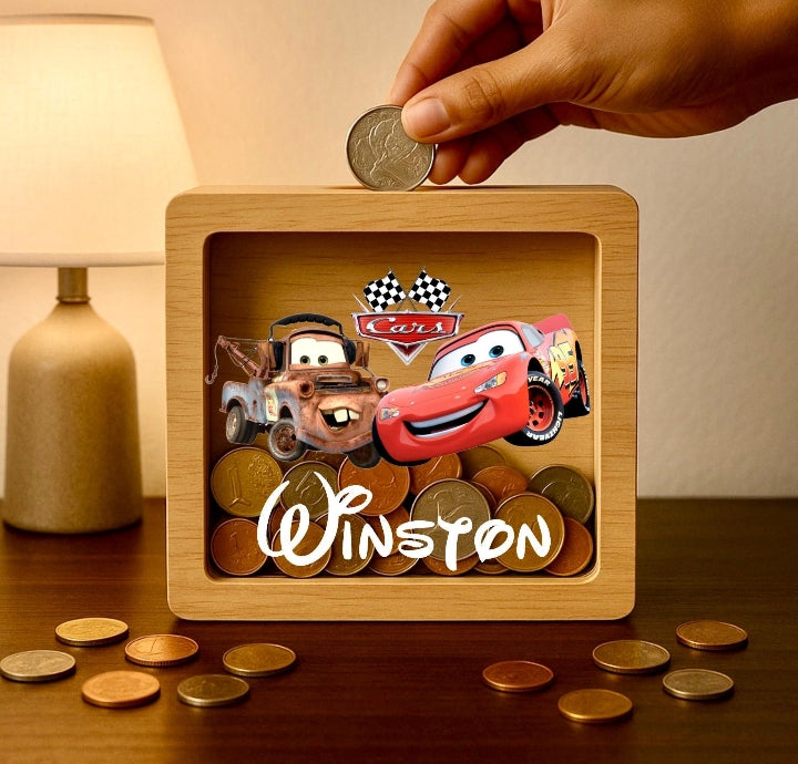 PERSONALIZED CAR MONEY BOX