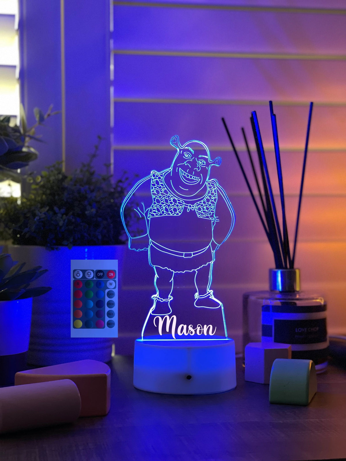 Personalized Shrek Night Light