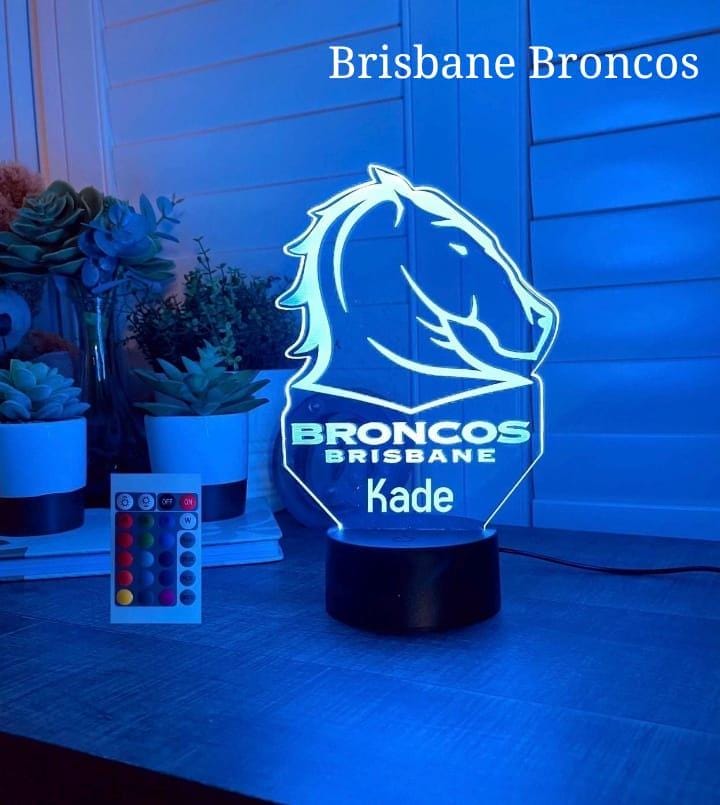 Personalized Rabbitohs Night Light