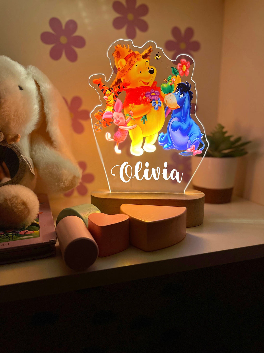 Personalized Winnie the Pooh Night Light