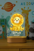 Personalized Baby Lion Night Light