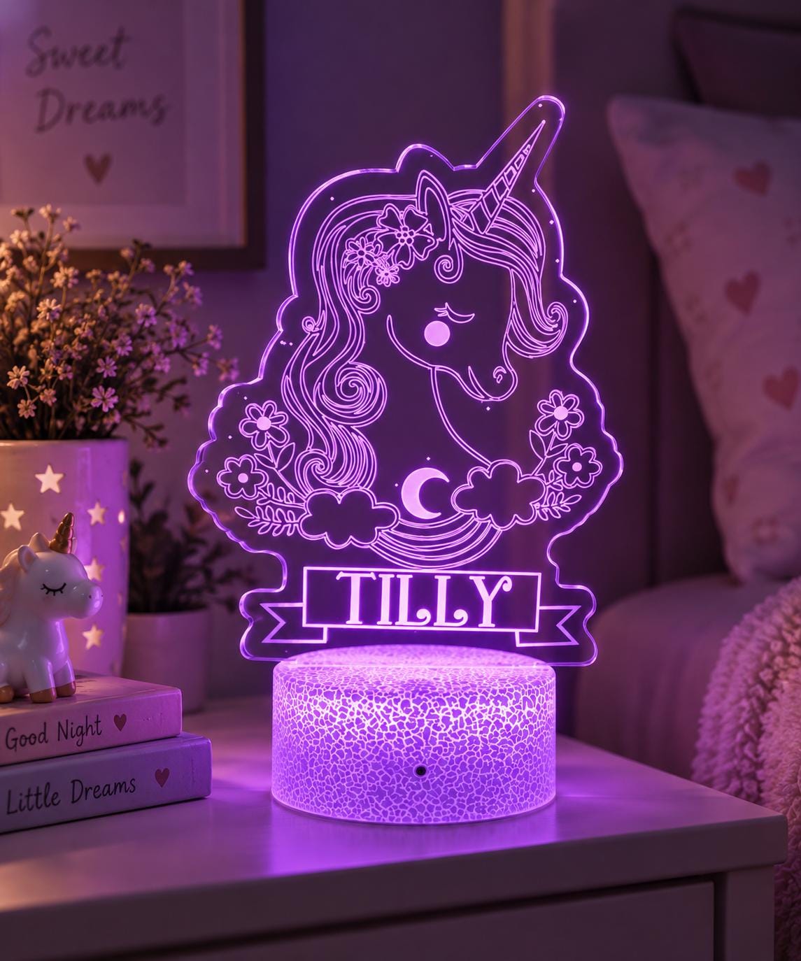 Personalized Unicorn Night Light