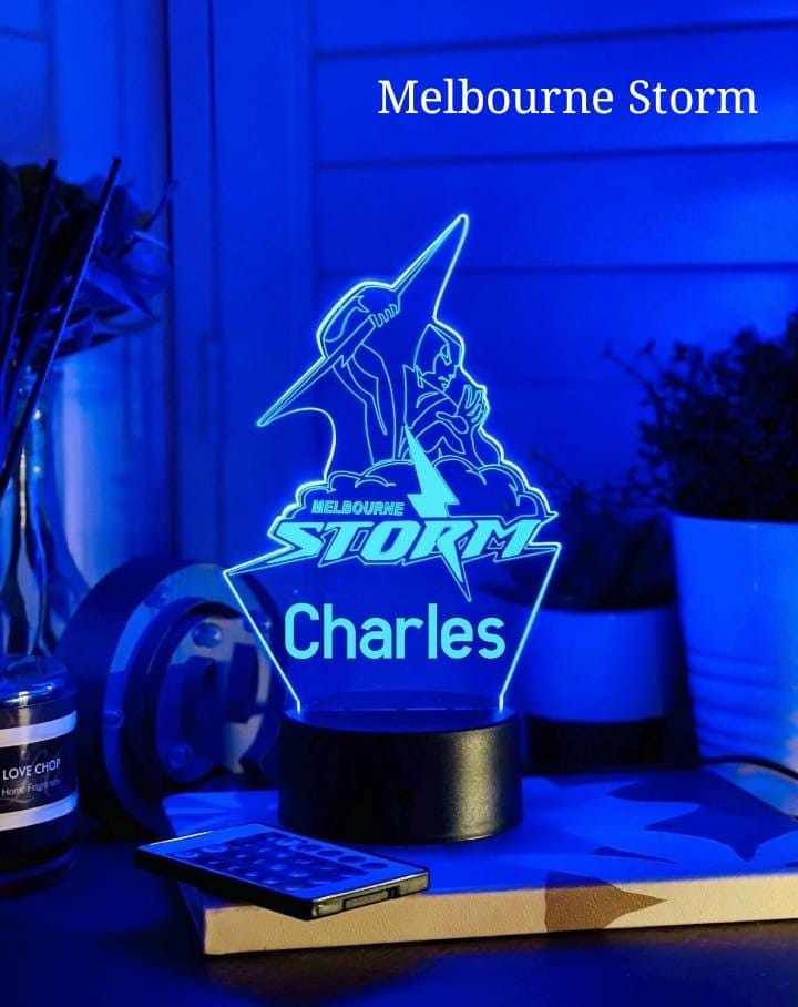 Personalised WESTS TIGERS Night Lamp