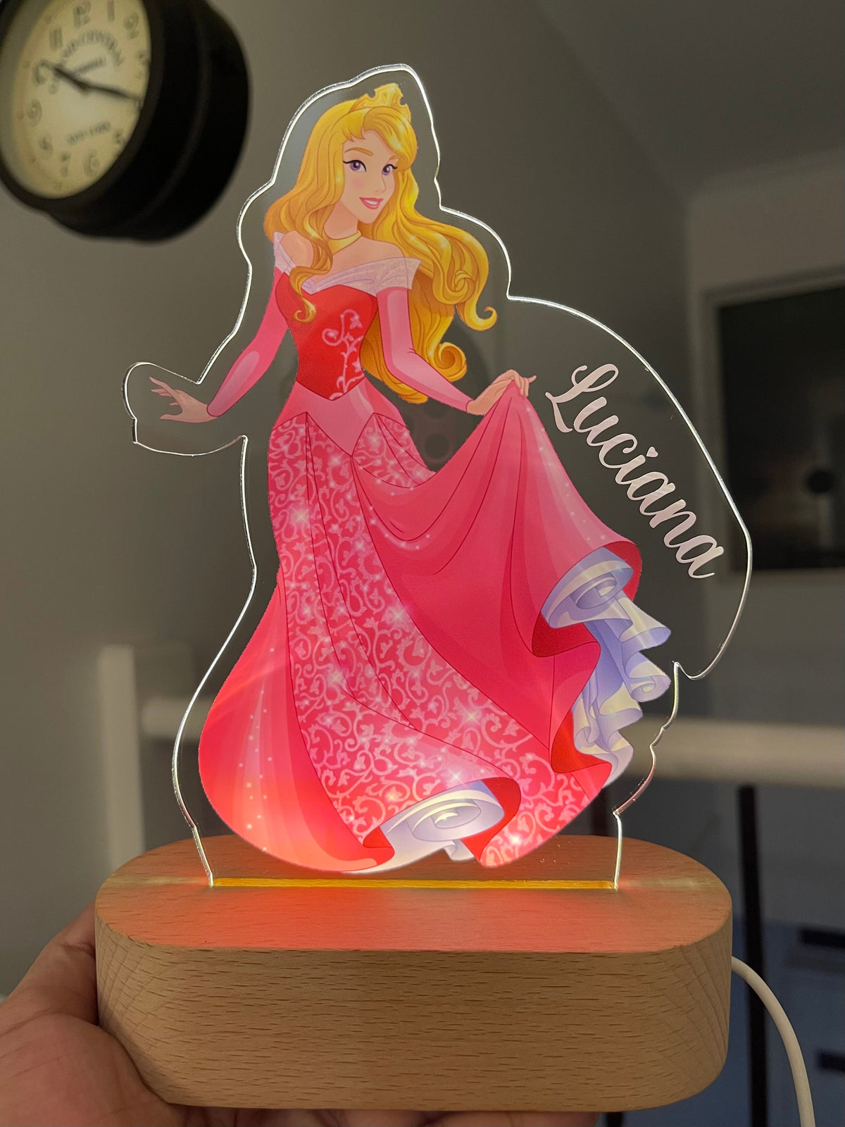 Personalized Princess Aurora Night Light