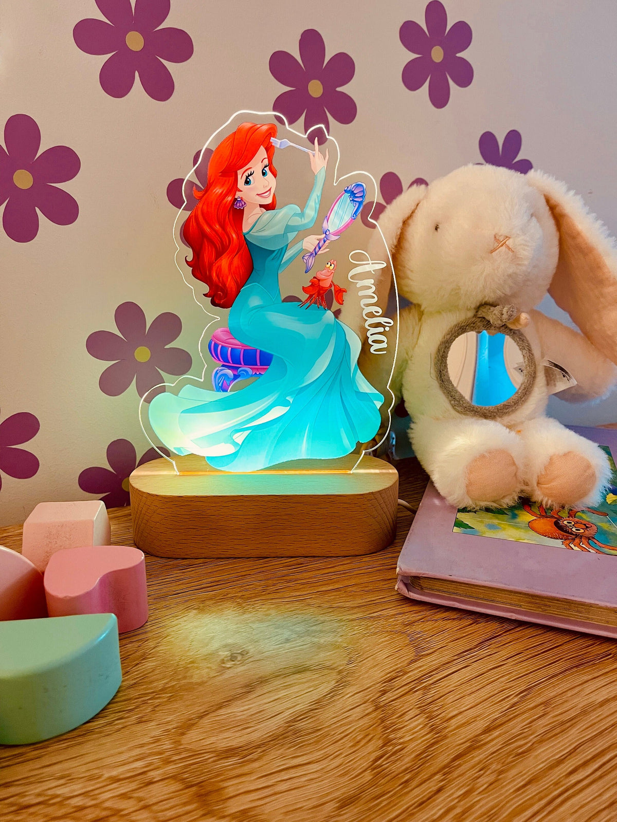 Personalized Princess Ariel Night Light