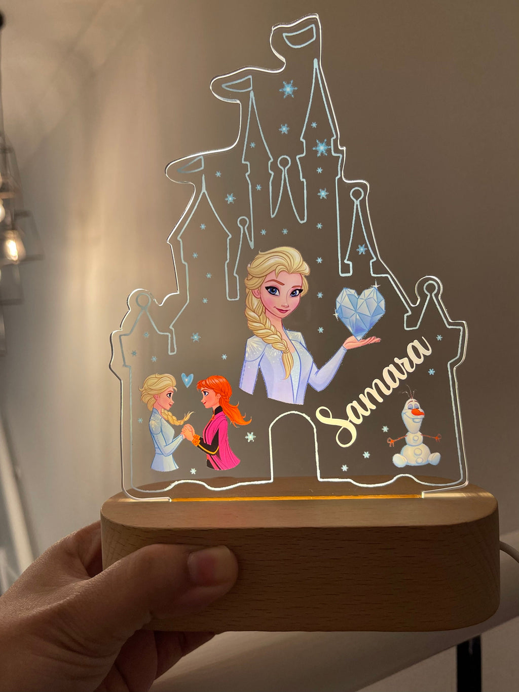 Personalized Frozen Elsa Night Light
