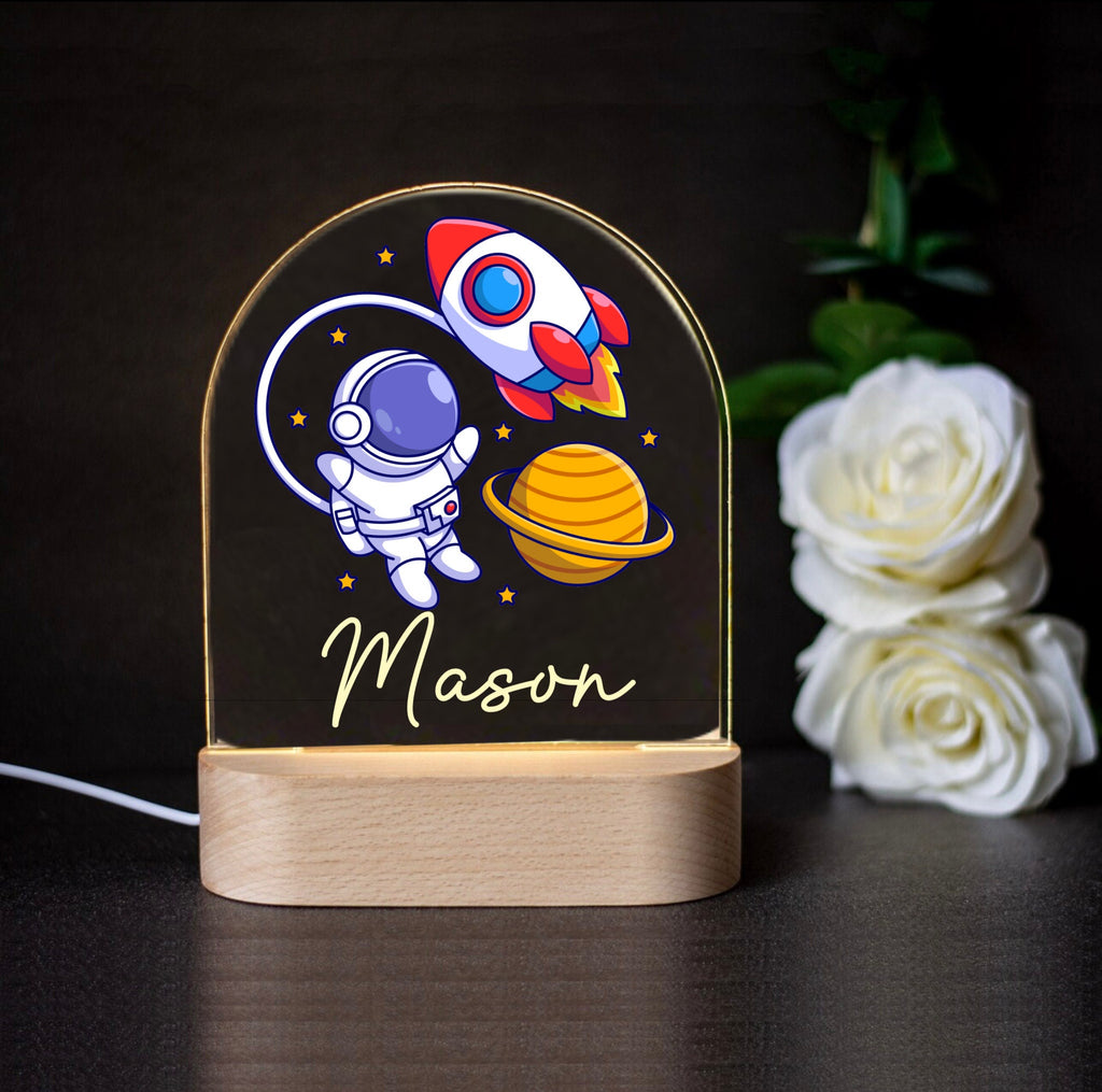 Personalized Astronaut Night Light