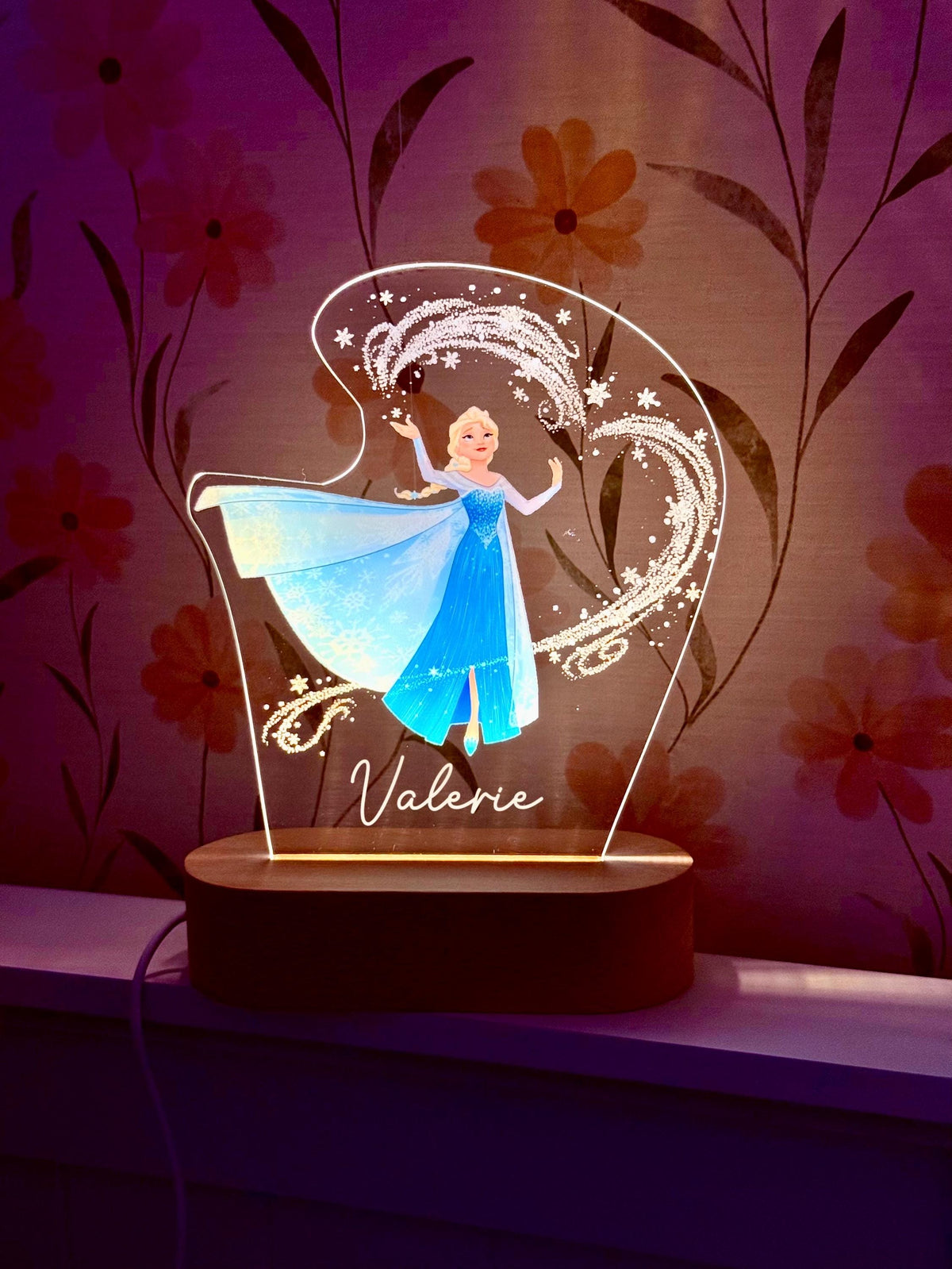 Personalized Frozen Night Light