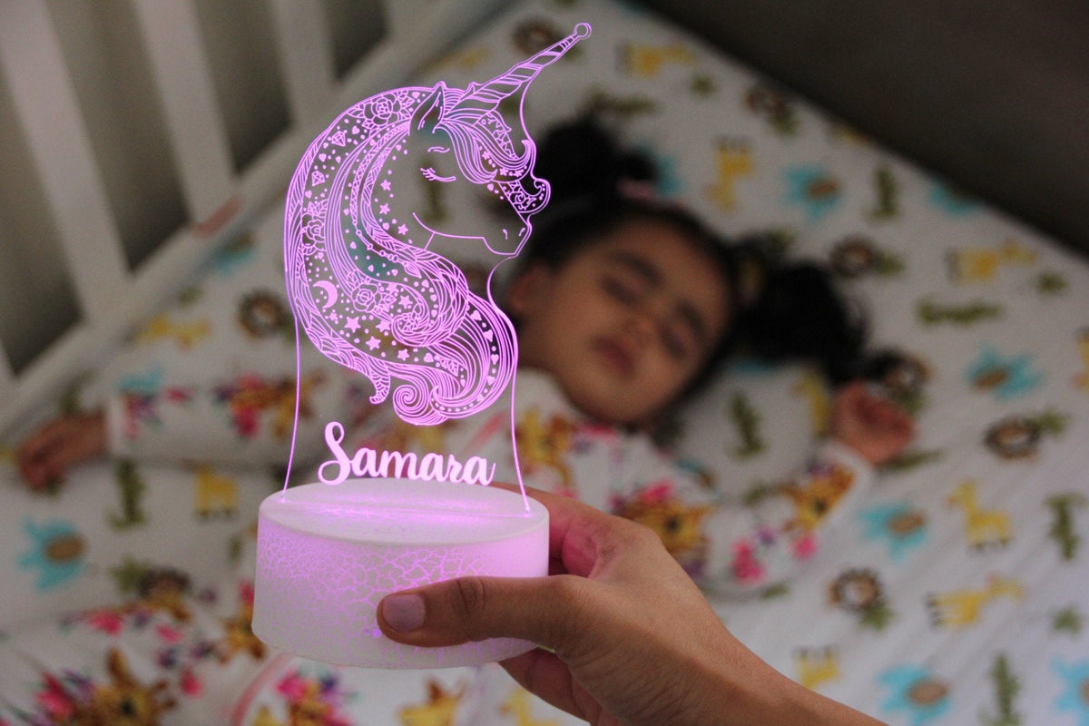 Personalized Unicorn Night Light