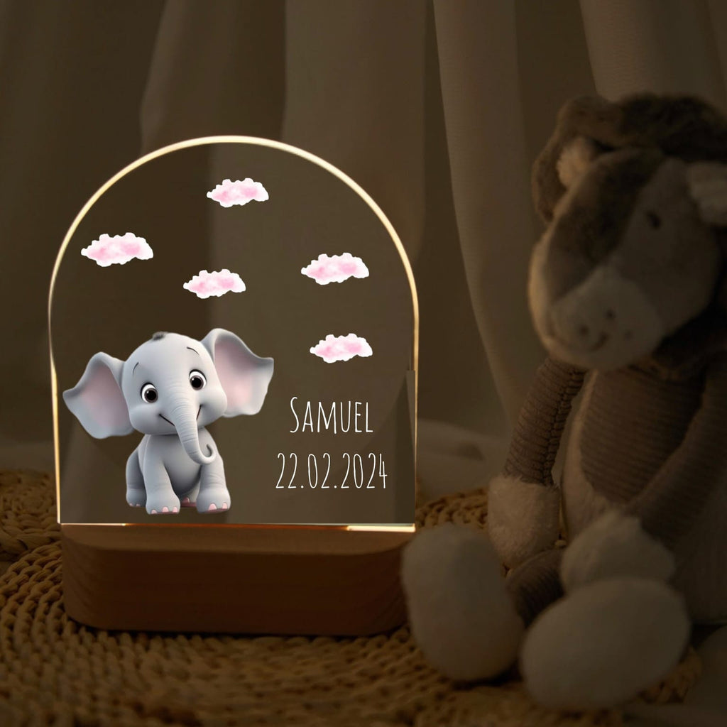Personalized Dumbo Elephant Night Light