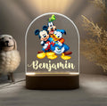 Personalized Mickey Mouse Night Light