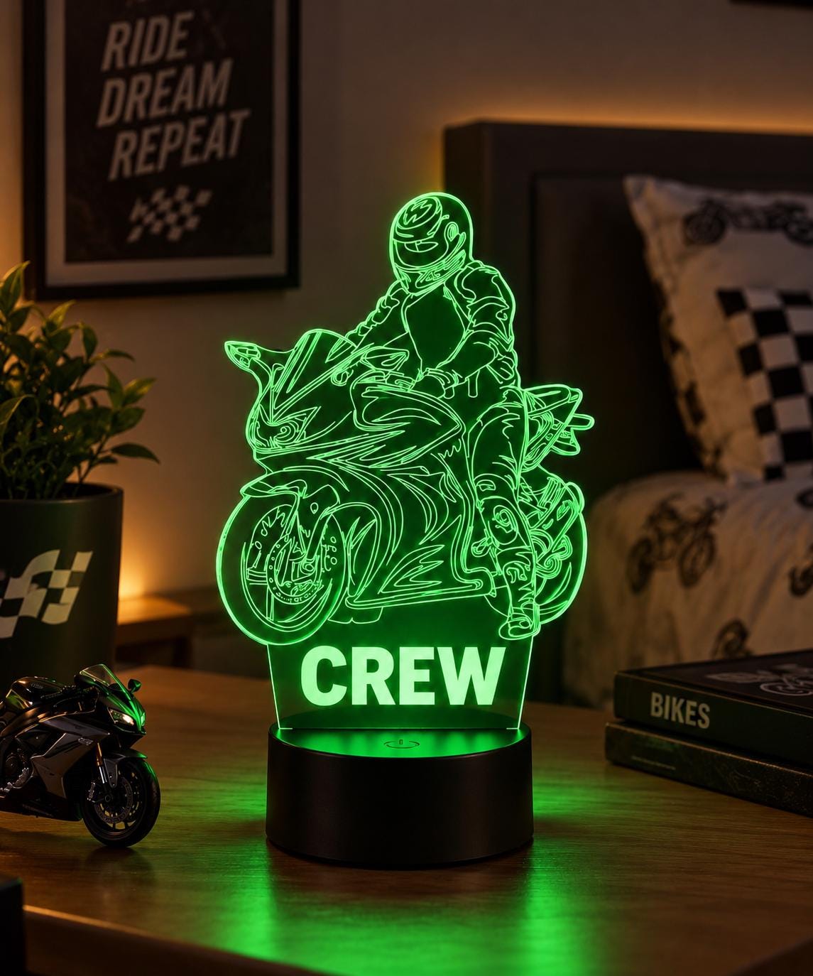 Personalized Heavy Bike Night Light