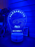 Personalized Parramatta Eels NRL Night Light