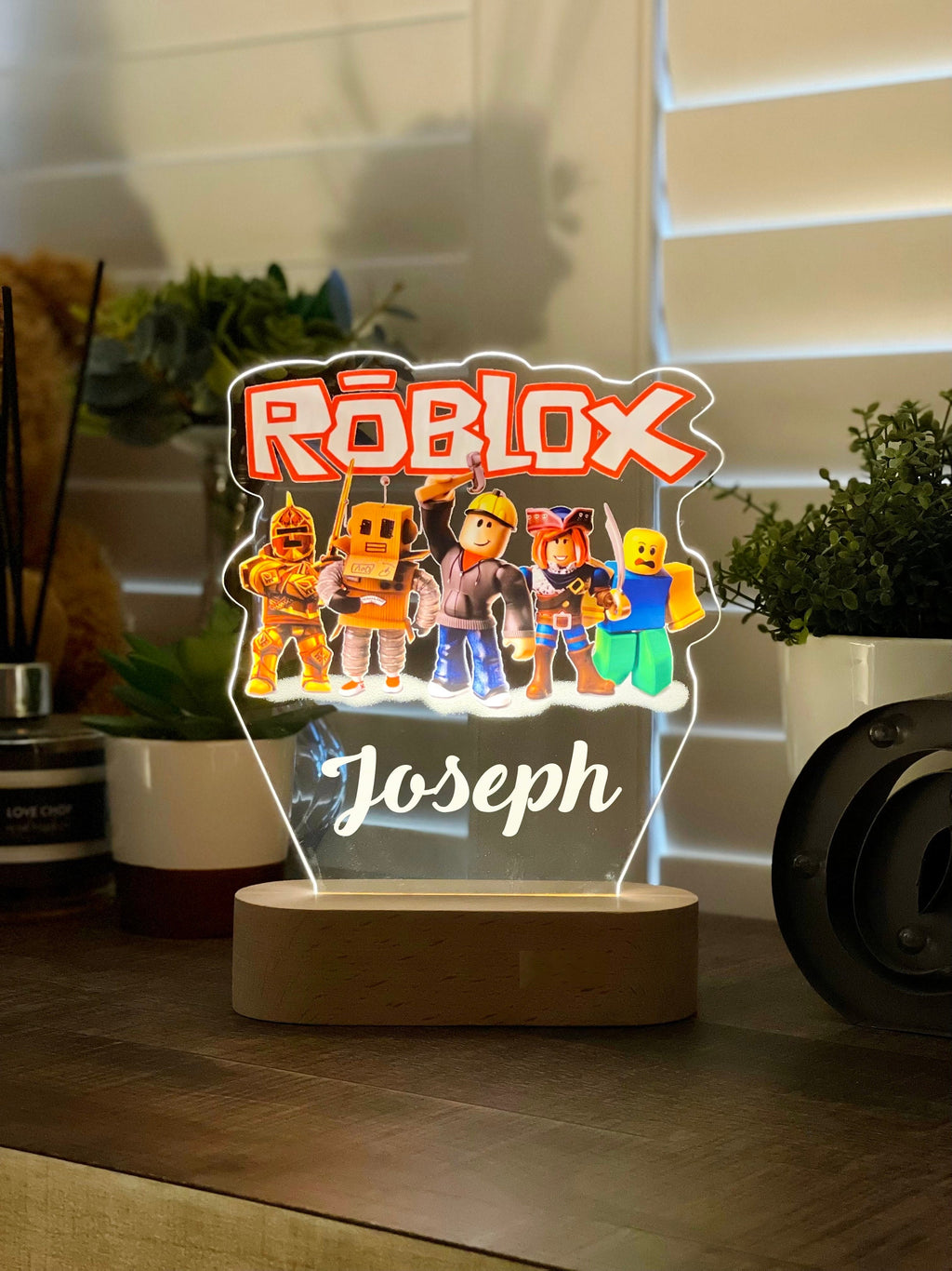 Personalized ROBLOX Night Light