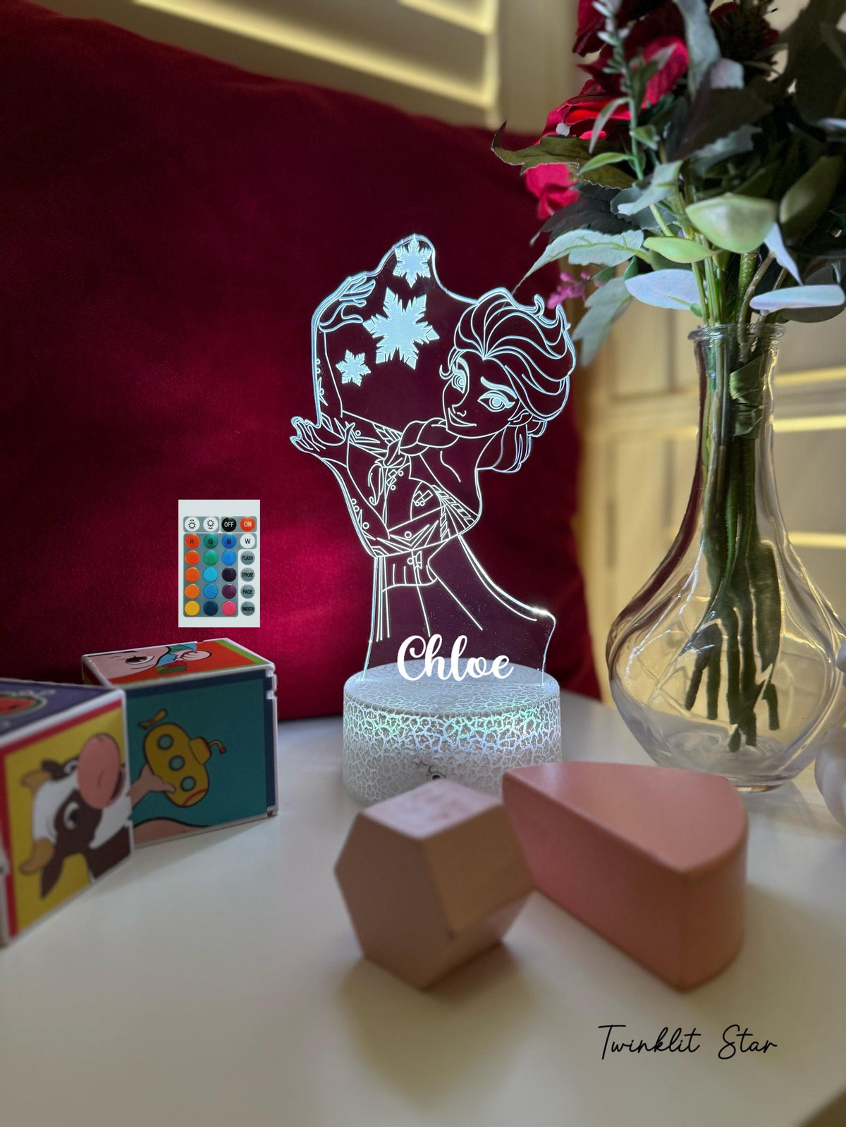 Personalised Frozen Elsa Night Light