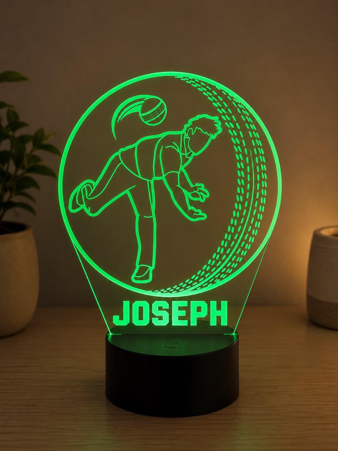 Personalized Cricket Night Light