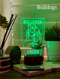 Personalised Bulldogs NRL Night Light