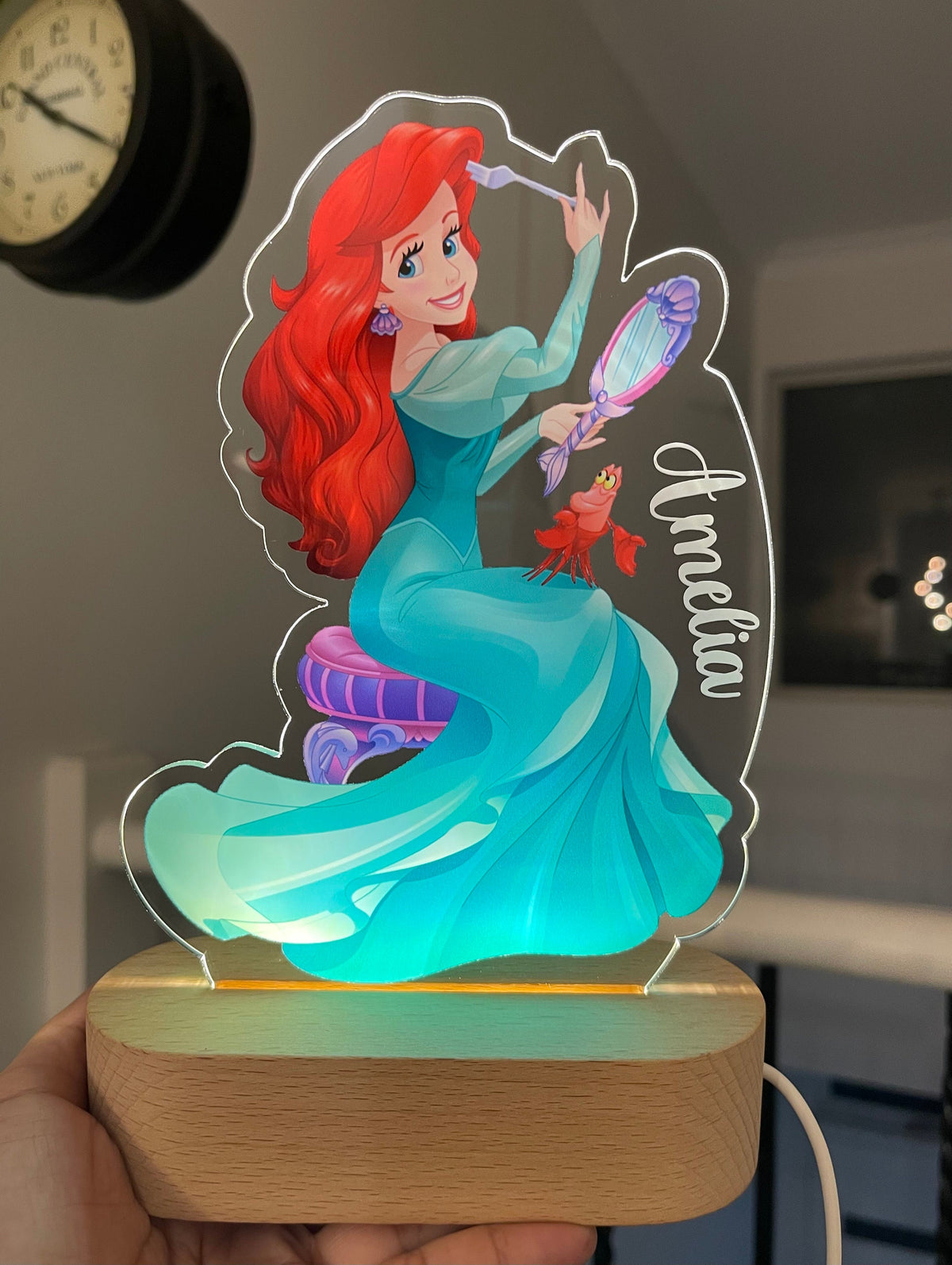 Personalized Princess Ariel Night Light