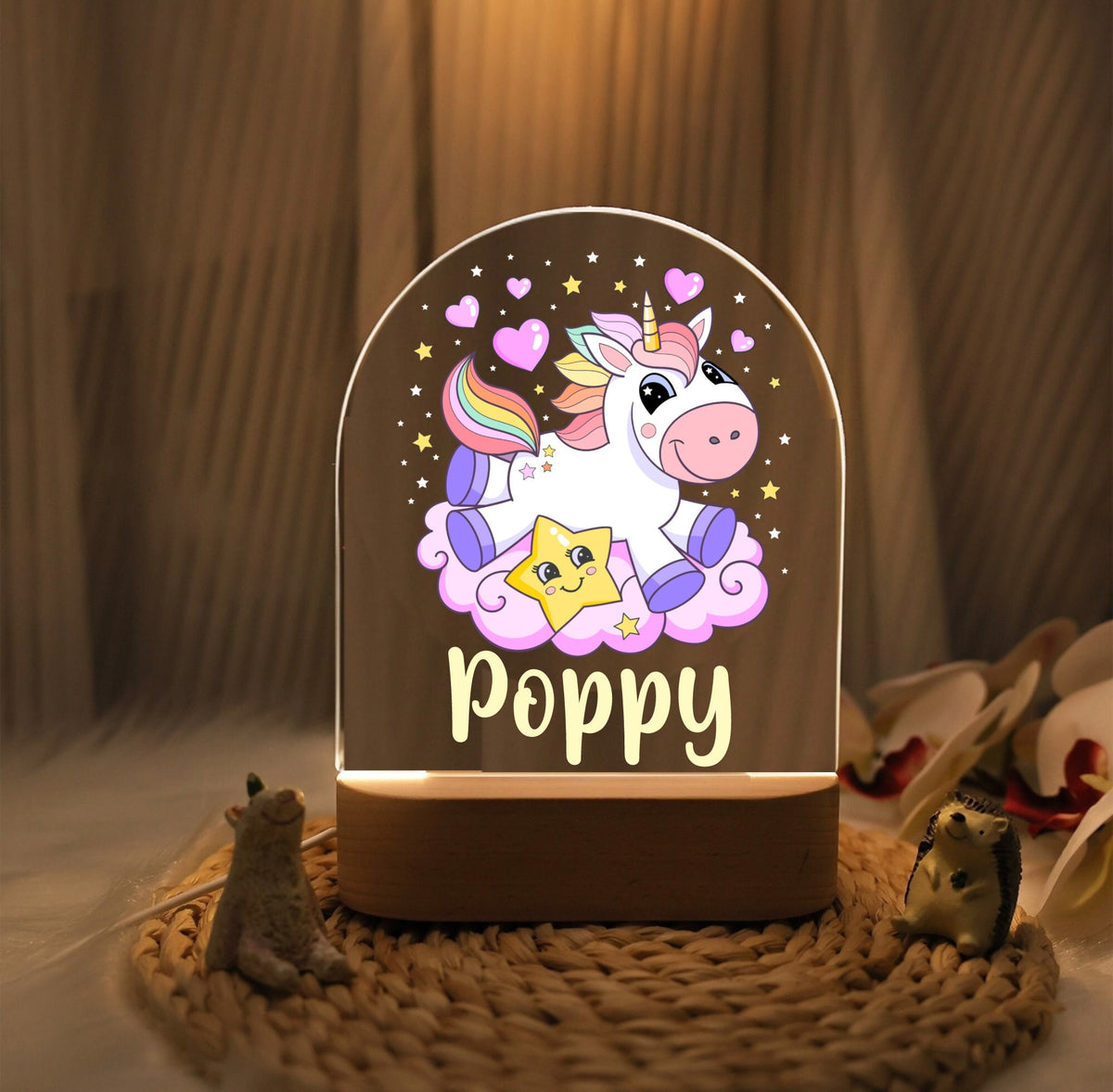 Personalized Unicorn Night Light