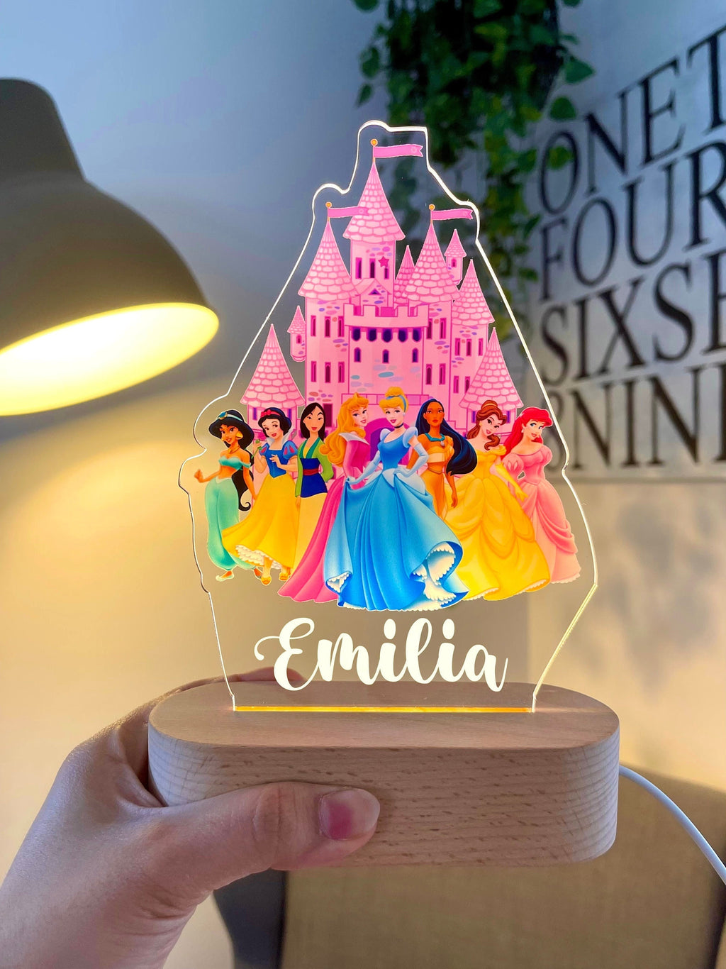Personalized Princess Castle Night Light