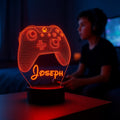 Personalized Gamer Controller Night Light