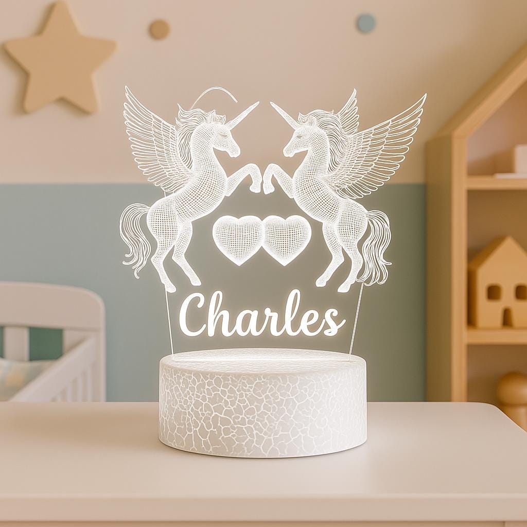 Personalized Unicorn Night Light