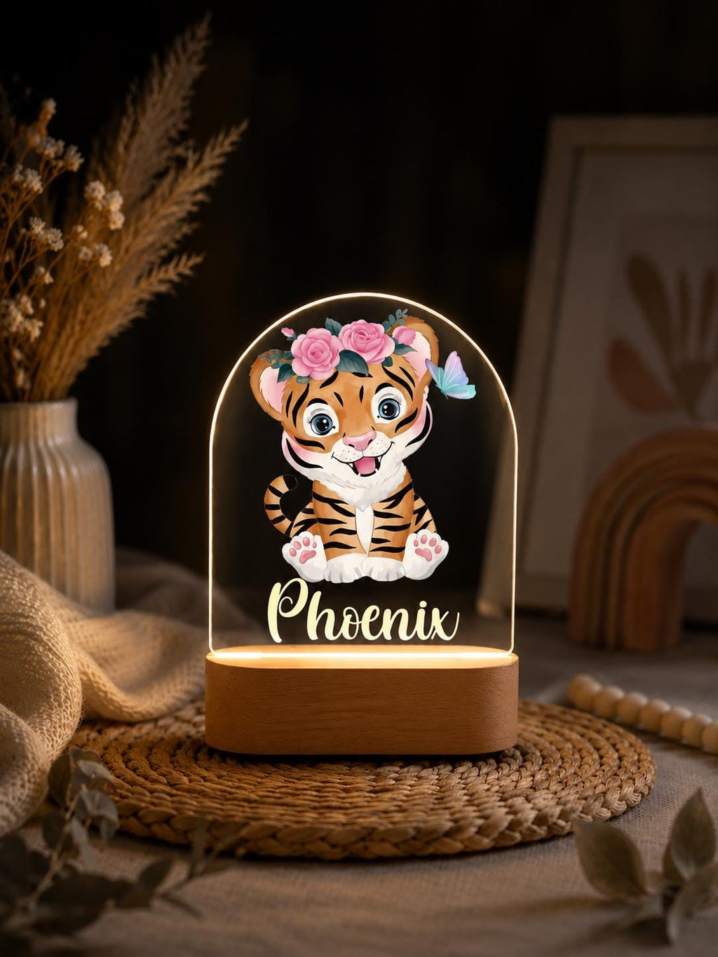 Personalized Tiger Night Light