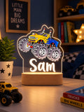 Personalised Monster Truck Night Light