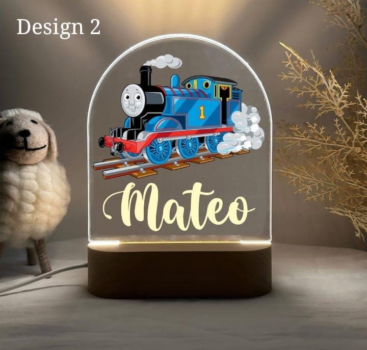 Personalized Thomas Train Night Light