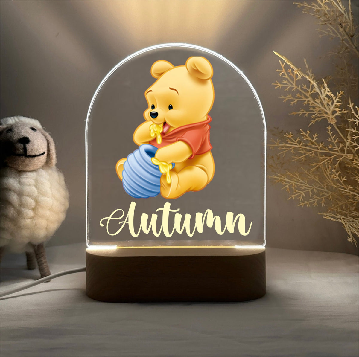 Personalized Winnie the Pooh Night Light