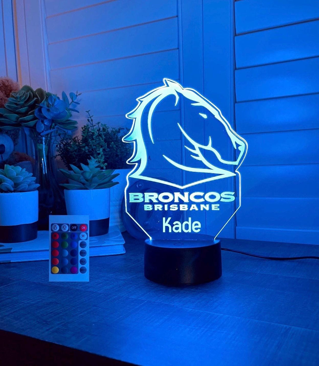 Personalized Parramatta Eels NRL Night Light