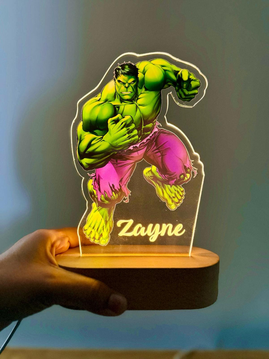 Personalized HULK Night Light