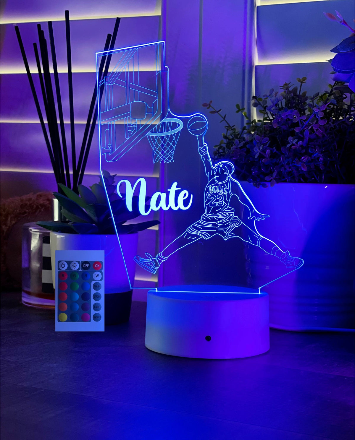 Personalized Basketball Night Light