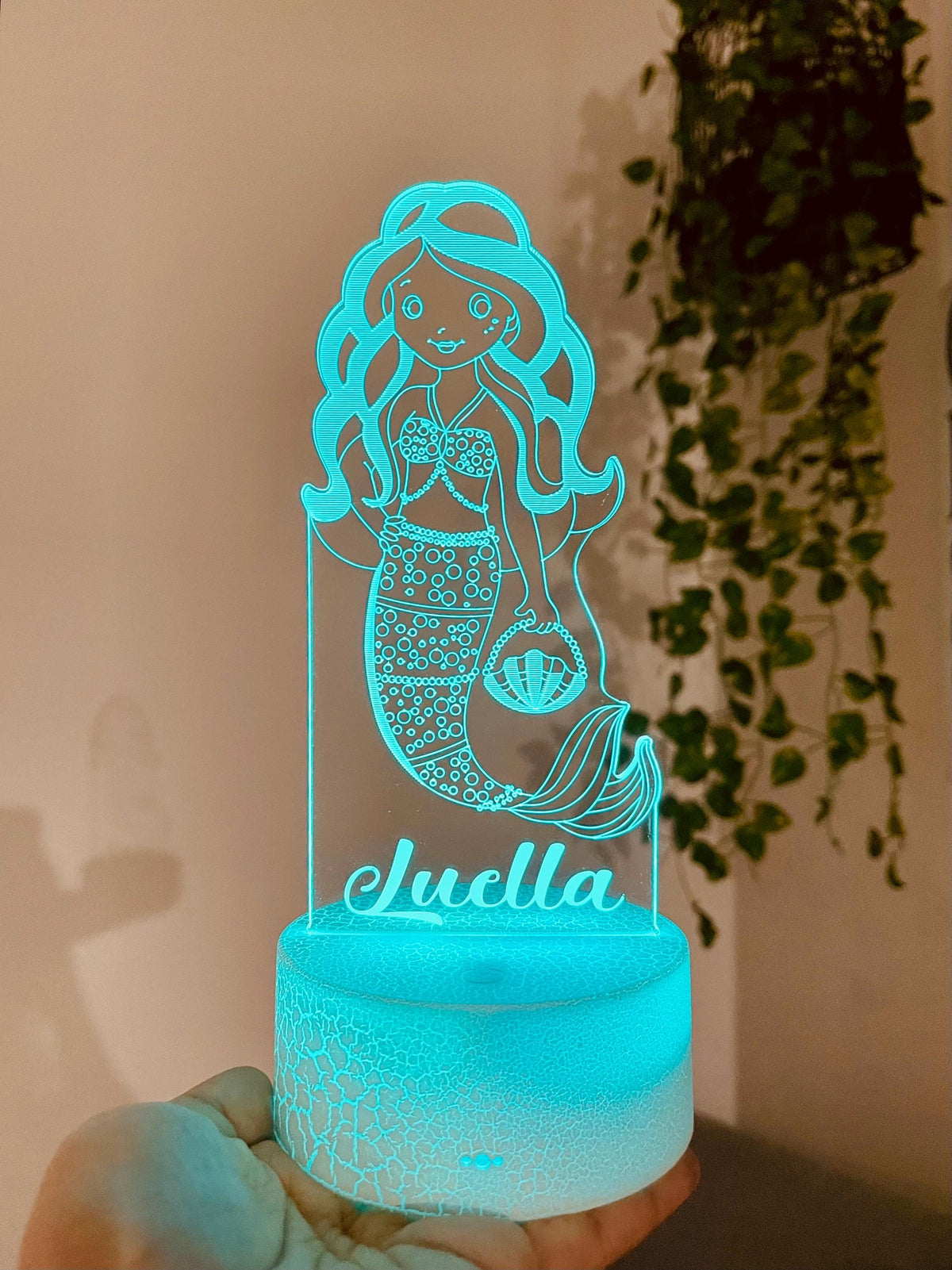 Personalized Mermaid Night Light