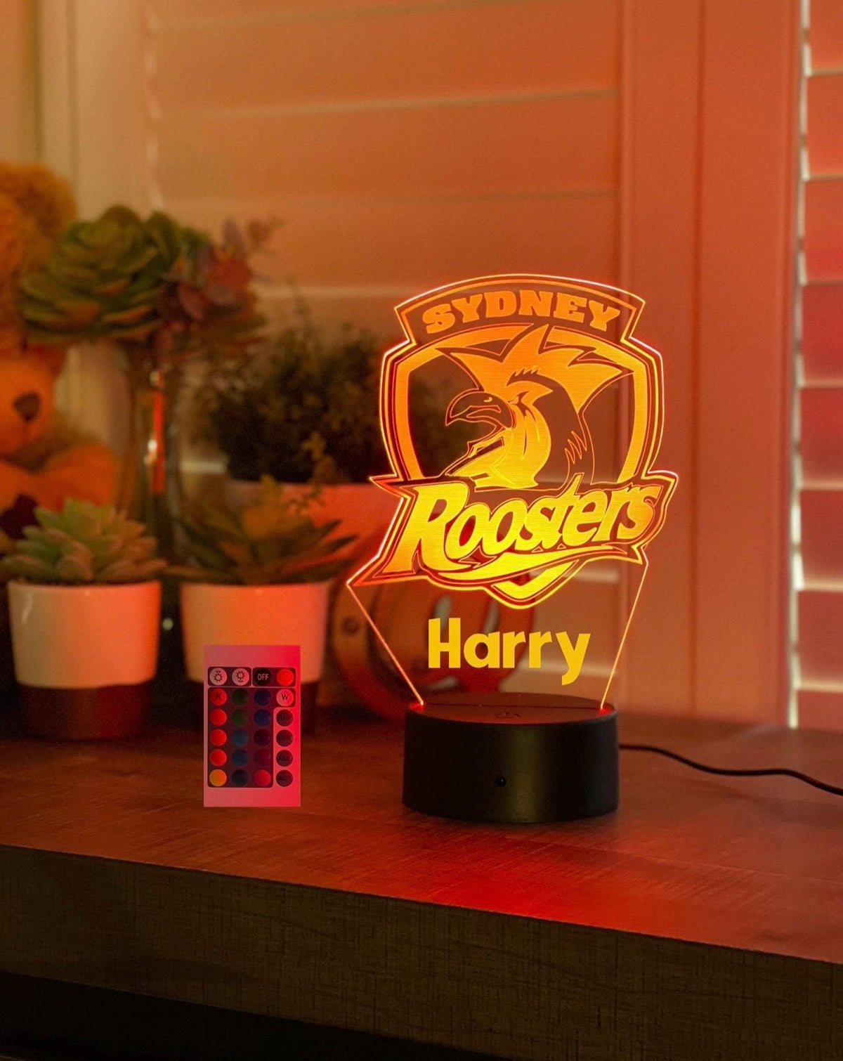 Personalized Parramatta Eels NRL Night Light