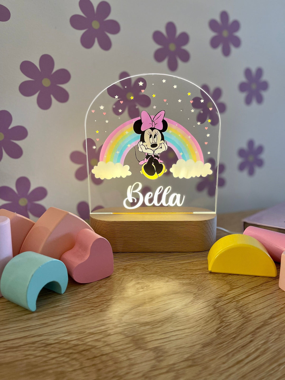 Personalized Minnie Mouse Night Light
