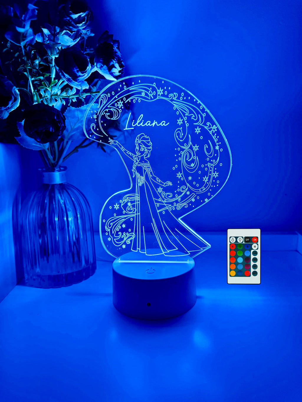 Personalized Elsa Frozen Night Light