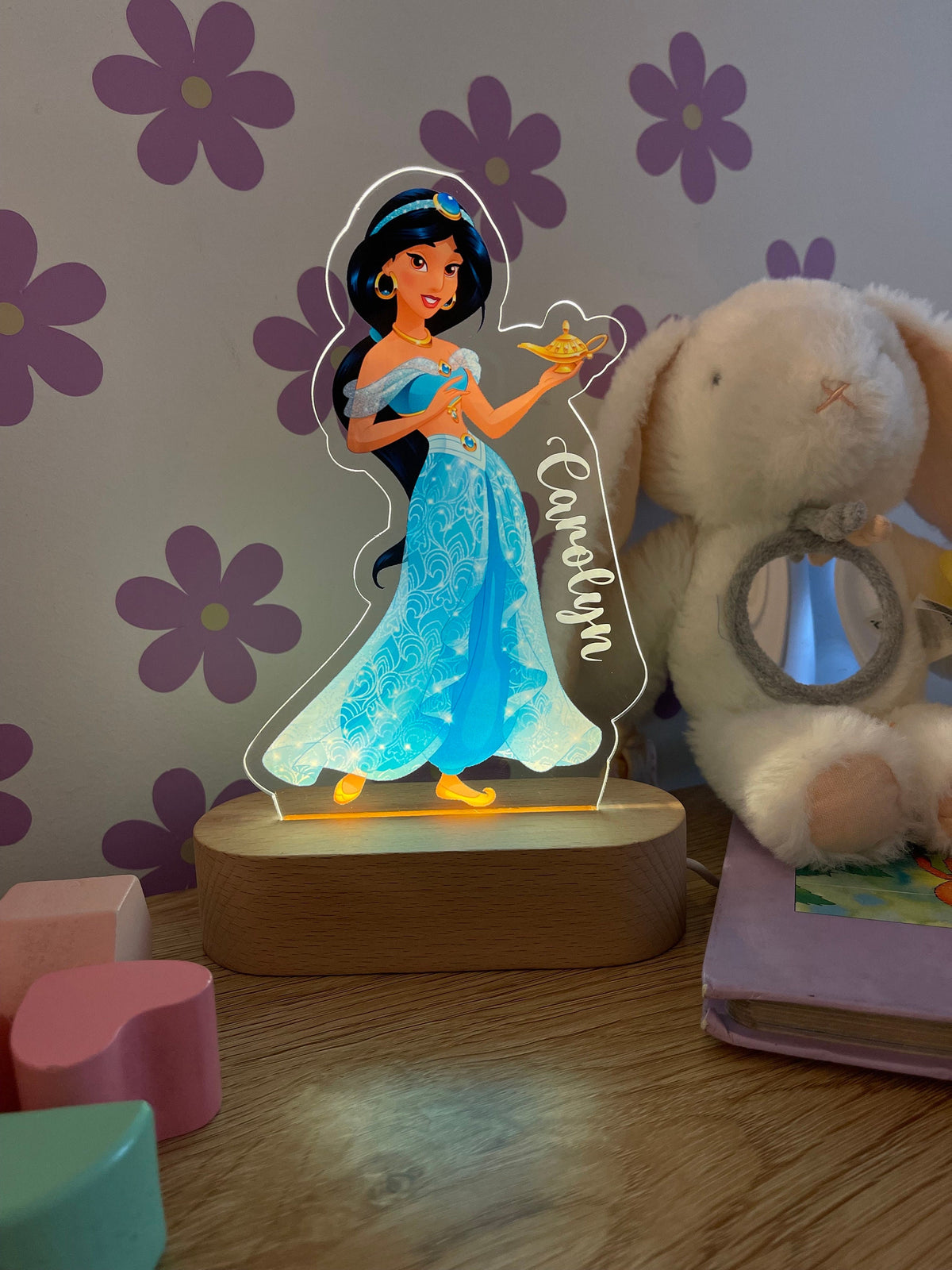 Personalized Jasmine Night Light