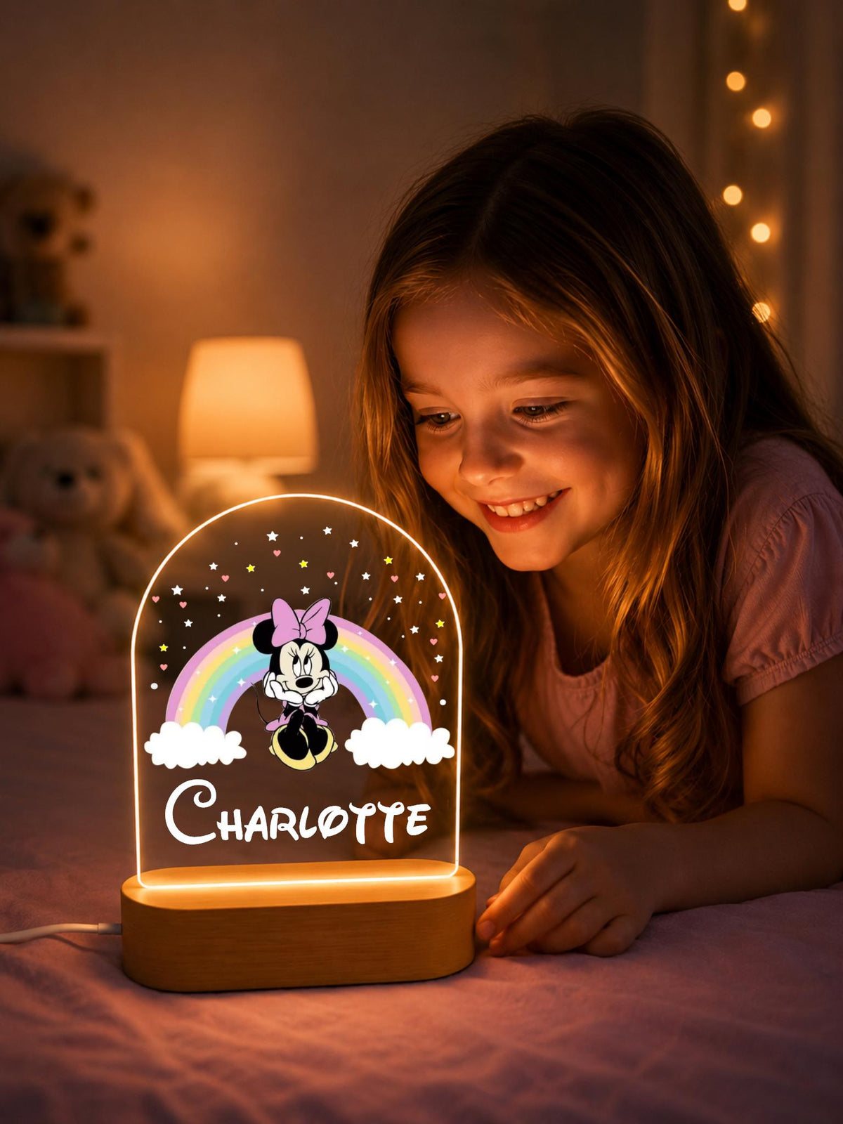 Personalized Minnie Mouse Night Light