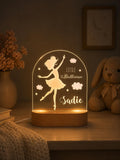 Personalized Ballerina Night Light