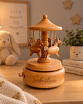 Personalised Musical Wooden Horse Carousel