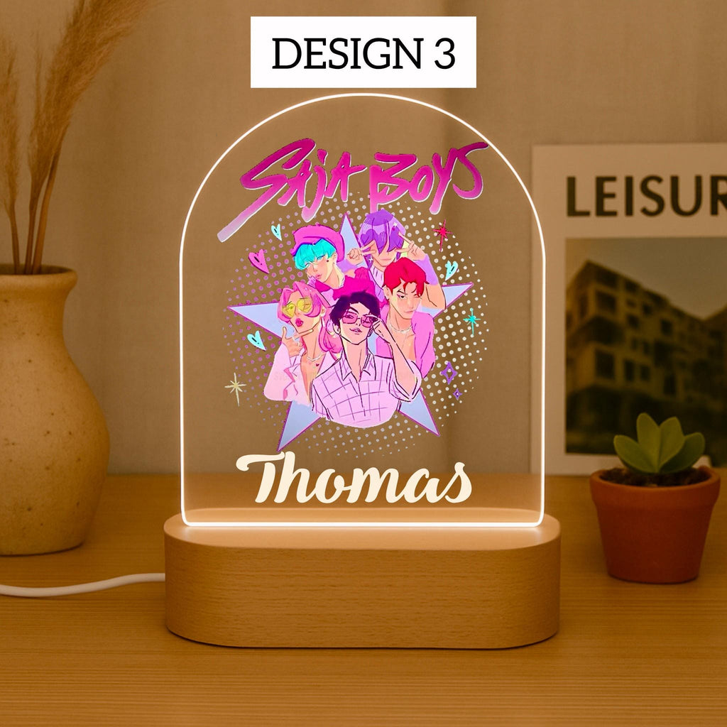 Personalised K-Pop Night Light