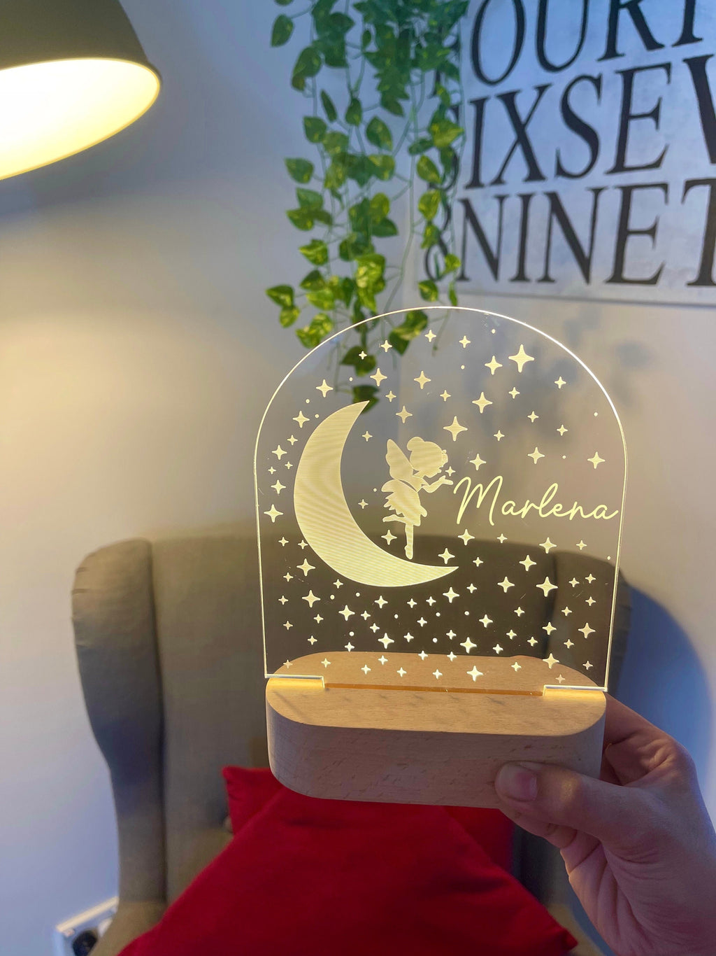 Personalized Tinker Bell Night Light